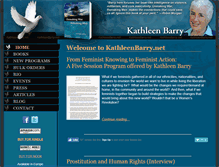Tablet Screenshot of kathleenbarry.net